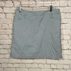 Monterey Club Skirt Skort Size 6 Plaid Blue